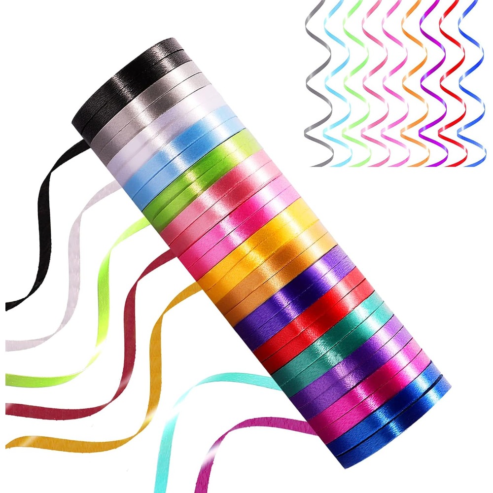 Florist Supply Ribbon - 30 Rolls Colorful Curling Ribbon for