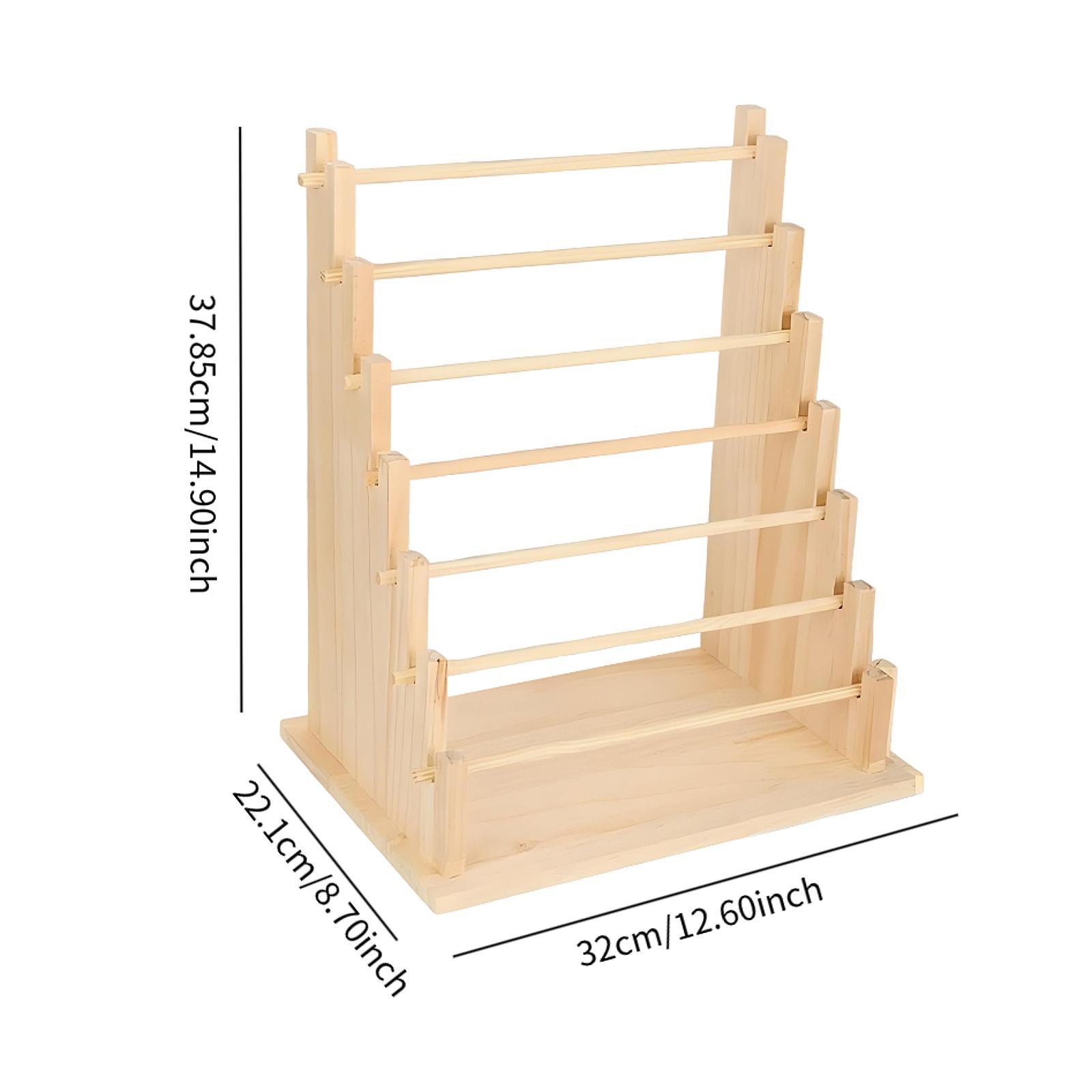 The Florist Supply Shop - Wooden Ribbon Organizer Rack Bracelet Holder