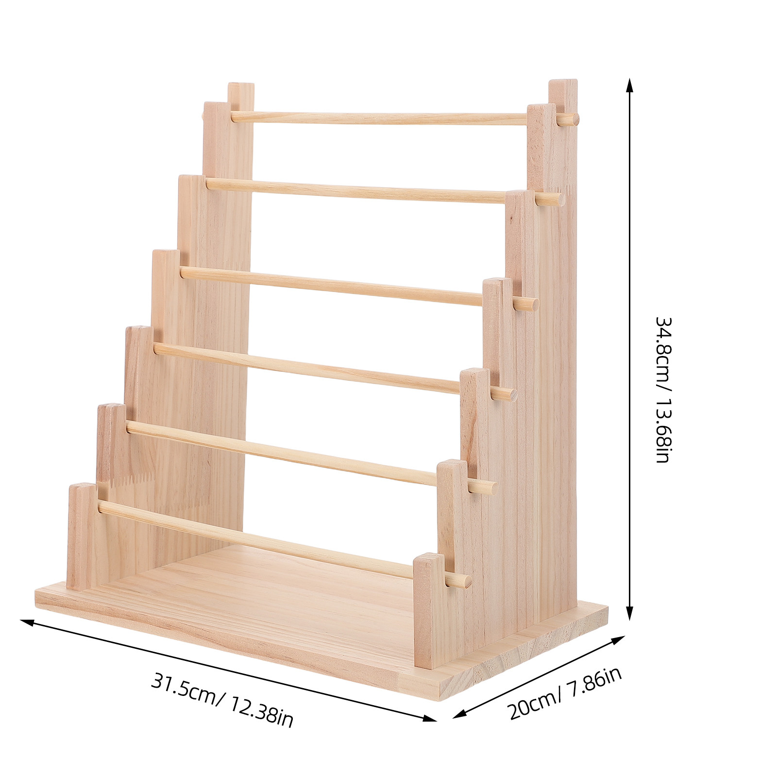 Wooden 6 Tier Ribbon Spool Hol - The Florist Supply Shop ulasan dan harga