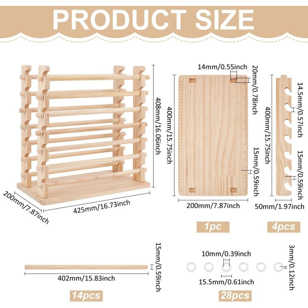 Two-Row Ribbon Holder Organize - Florist Supply Ribbon ulasan dan harga