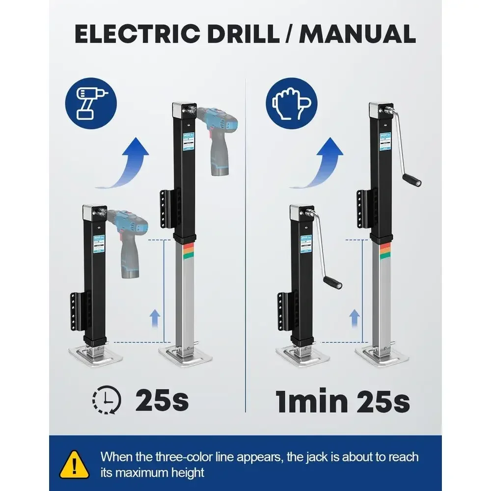8000 lbs Trailer Jack Heavy Du - B & J Florist Supply Linwood ulasan dan harga