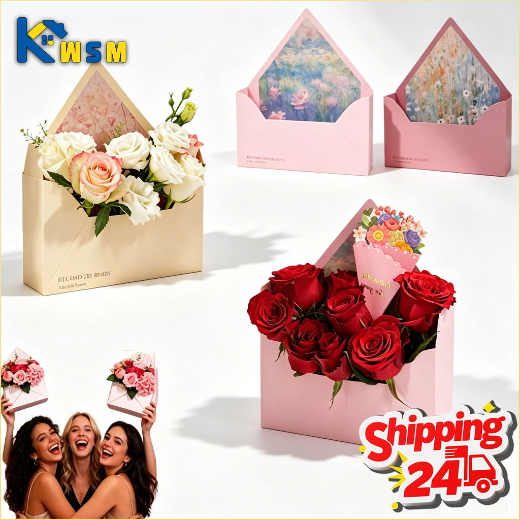 5-20PCS Valentine Envelope Flo - The Florist Supply Shop ulasan dan harga