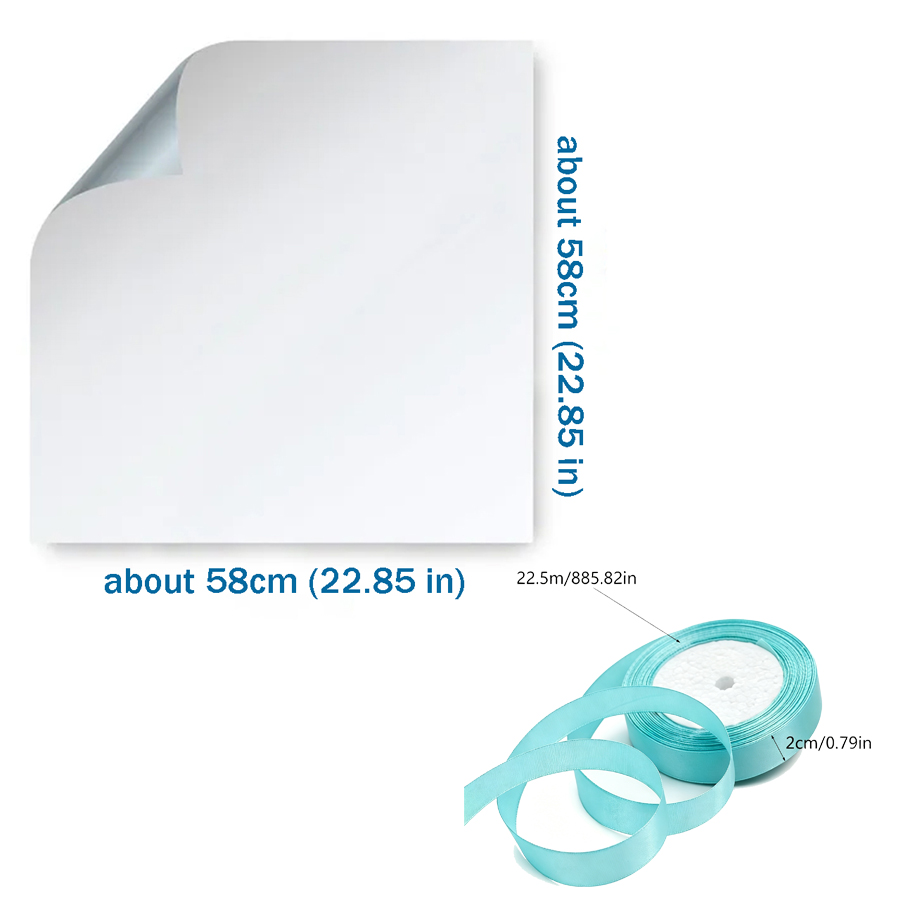 Bordered Frosted Flower Wrappi - Florist Supply Ribbon ulasan dan harga