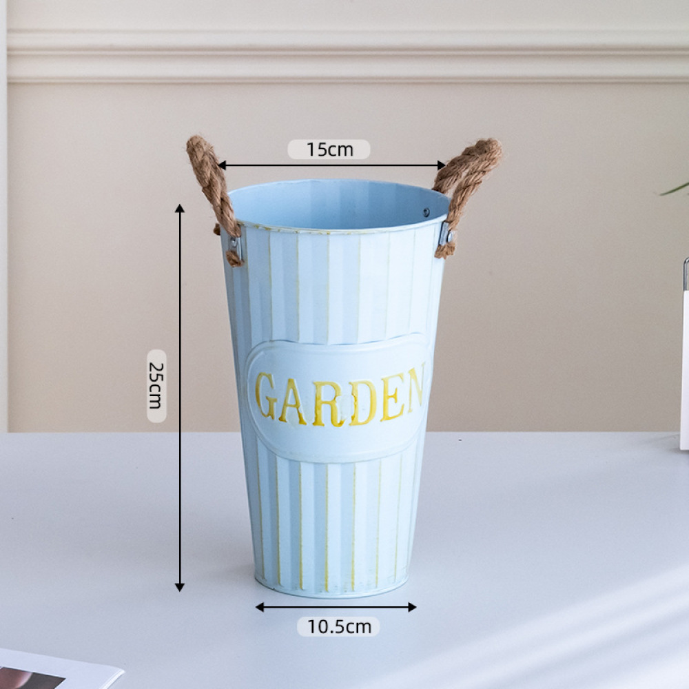 Pastoral Iron Plant Pot Decora - The Florist Supply Shop ulasan dan harga